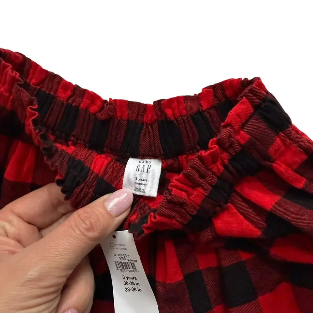 NWT Gap Buffalo Plaid Flannel Skirt Size 3